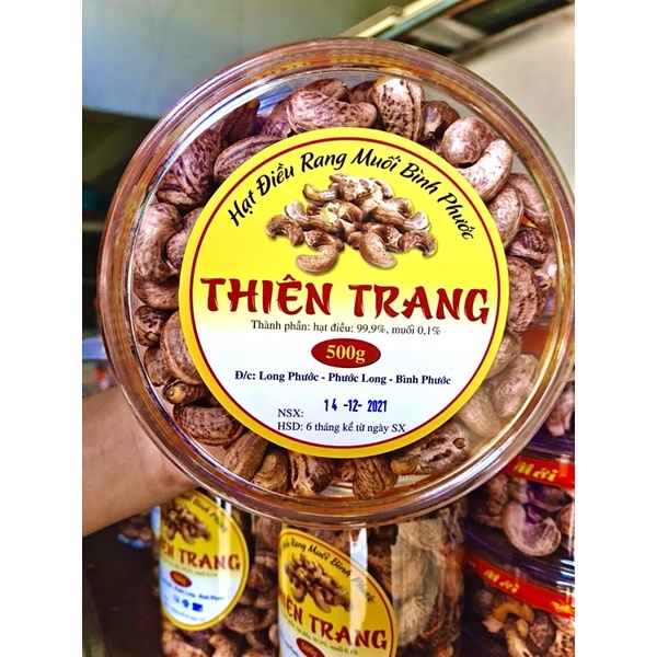 500gr Hạt Điều Rang Muối Đặc Sản Bình Phước Chất Lượng Cao Đàm Bảo An Toàn Vệ Sinh Thực Phẩm