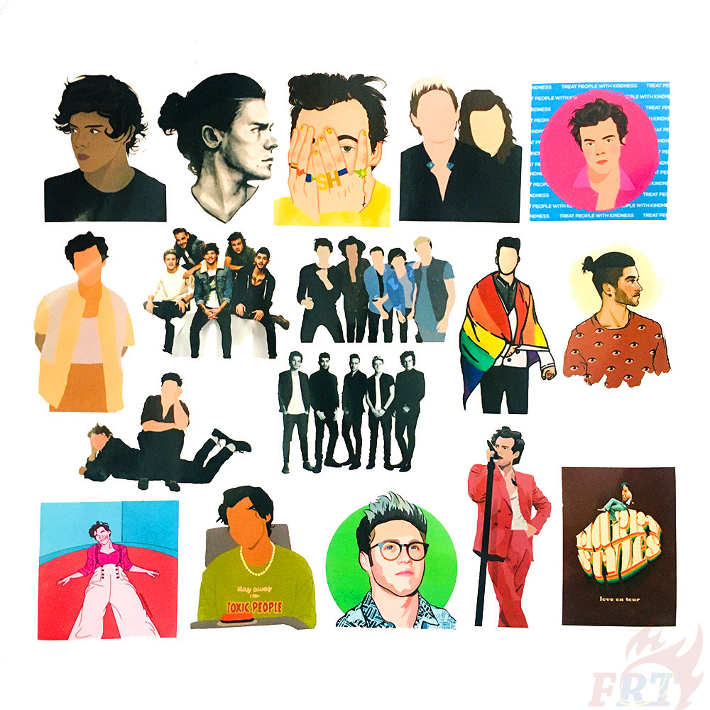 One Direction 1D - Series 03 Pop Music Band Stickers 50Pcs/Set Louis Tomlinson ...