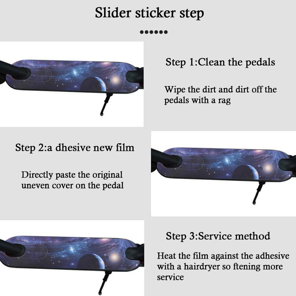 MUVAKO Giấy Nhám Dán Bàn Đạp Ván Trượt Chống Nắng Không Thấm Nước