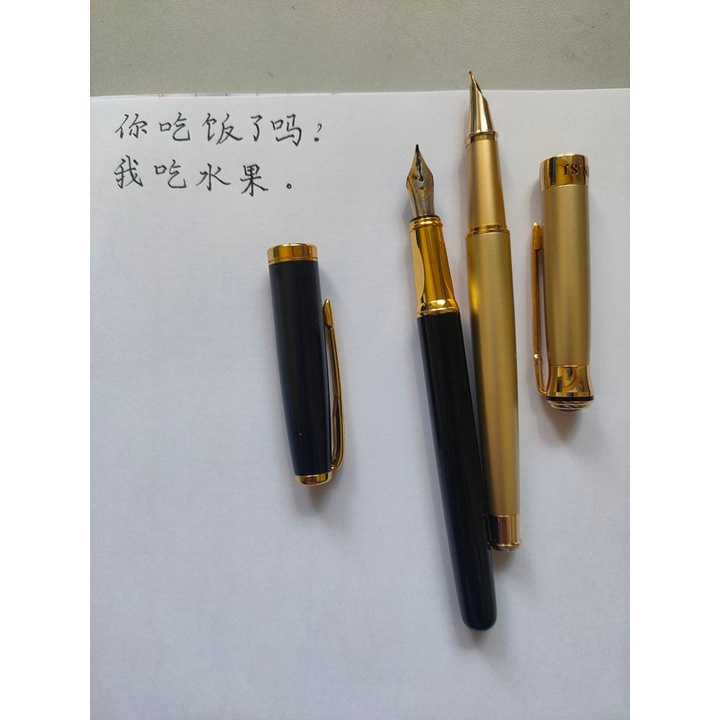 Bút Máy cao cấp ngòi kín cong hành thư đẹp 0.7m - TLBM10