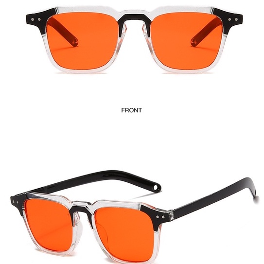 KÍNH MẮT  P&A  Kính mát gọng vuông nhiều màu chống tia Uv thời trang Unisex HOT TREND - mẫu kính gây bão giới trẻ