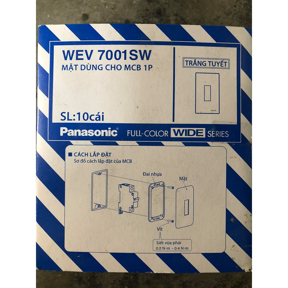 Mặt át đơn Panasonic WEV7001SW(1 Cái)