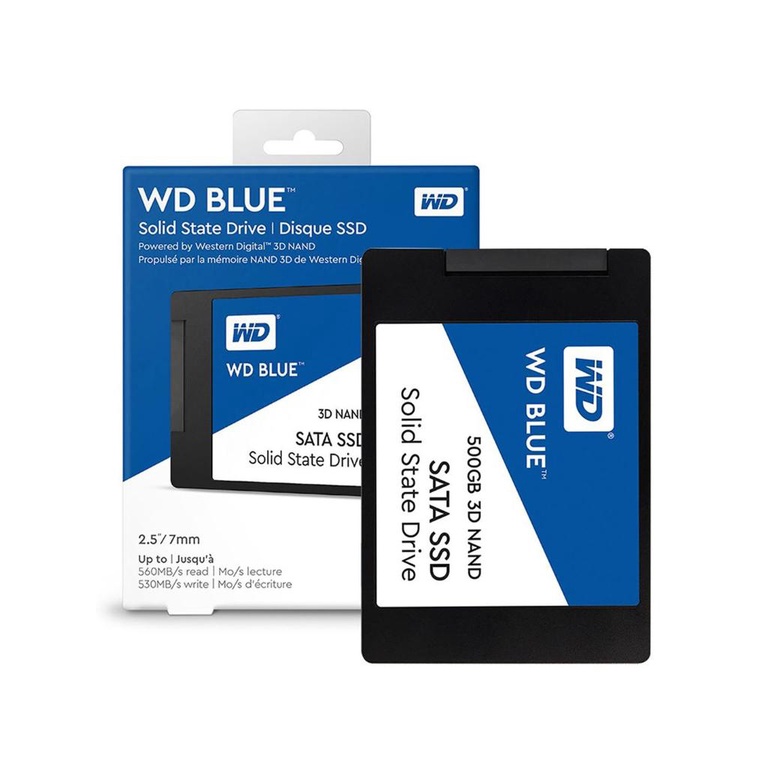 3D NAND SATA SSD 1TB Màu xanh lam 3D NAND SSD cho PC bên trong SATA III 6 Gb / s SATA SSD