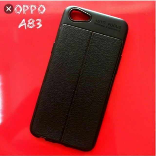 Ốp lưng dẻo vân da Auto Focus cho oppo A83