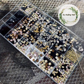 Khay mica đựng đá nail