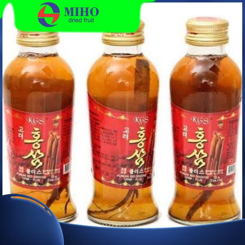 NƯỚC UỐNG CÓ CỦ HỒNG SÂM HÀN QUỐC _ HỘP 10CHAI 120ML