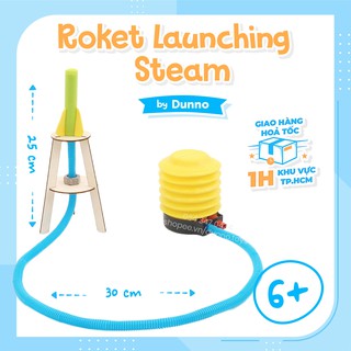 Đồ chơi Lắp ráp Gỗ STEAM - Bệ phóng tên lửa STEM - Dunno DIY