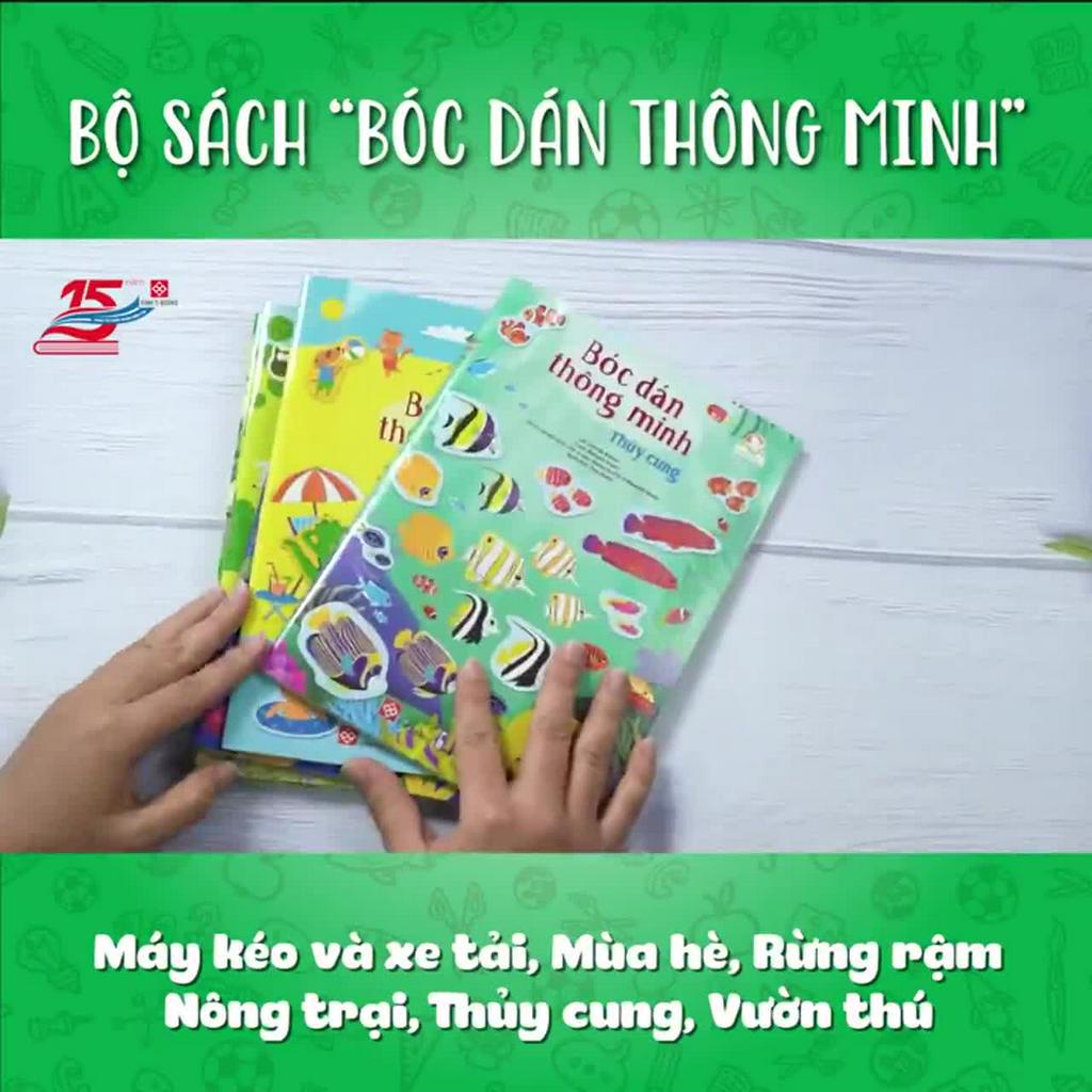 Sách - Bóc dán thông minh ( Lẻ 1 quyển tùy chọn ) | BigBuy360 - bigbuy360.vn