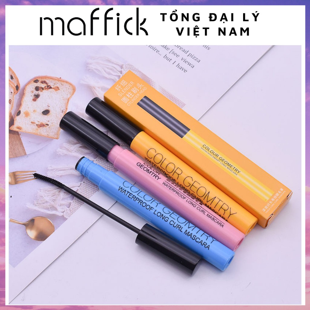 Mascara tơi mi dài mi không trôi Lameila Color Geomtry siêu mảnh LMCR1