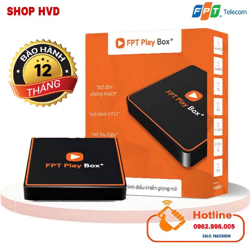 FPT Play Box + T550 Đầu truyền hình điều khiển giọng nói, không mất phí duy trì,Youtube không quảng cáo, Hàng Chính Hãng