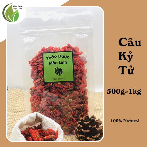 1kg Câu kỷ tử khô Ninh Hạ, hạt đều chất lượng, giá tốt nhất| Thảo Dược Mộc Linh