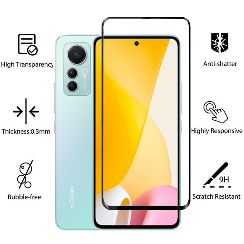 Ốp Điện Thoại Kính Cường Lực 2 Trong 1 Cho Xiaomi mi 12T 12 Lite 5G 12 Pro 12s 12Lite
