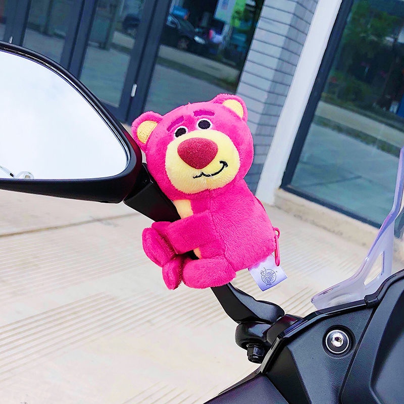 2023 Mô Hình Búp Bê Chạy Pin Nhỏ Nhắn Dễ Thương Dùng Trang Trí Gương Chiếu Hậu Xe Mô Tô