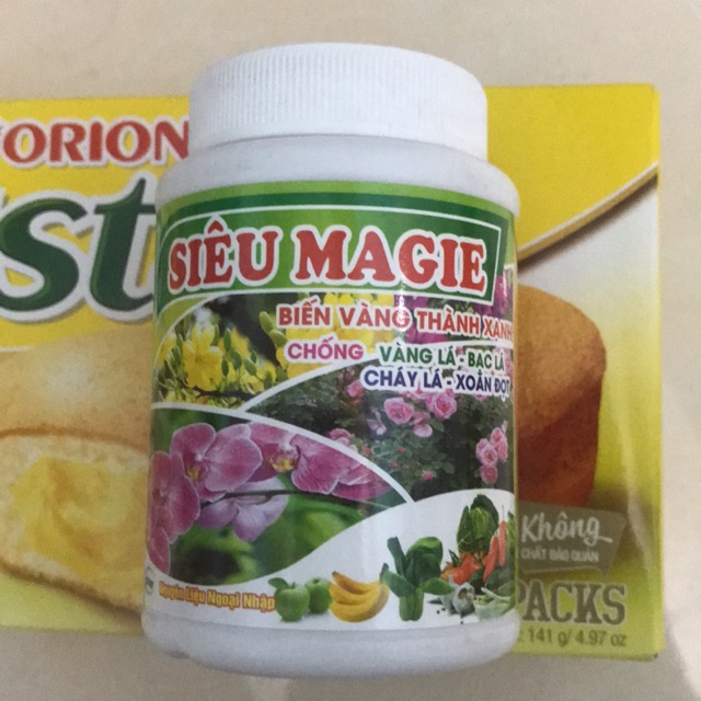 [ Rẻ ] Siêu MAGIE 100g - Phân Bón Super Magie - Phân Bón Cuốc Vàng - Xanh Lá - Dày Lá - Mướt Lá - Biến Vàng Thành Xanh