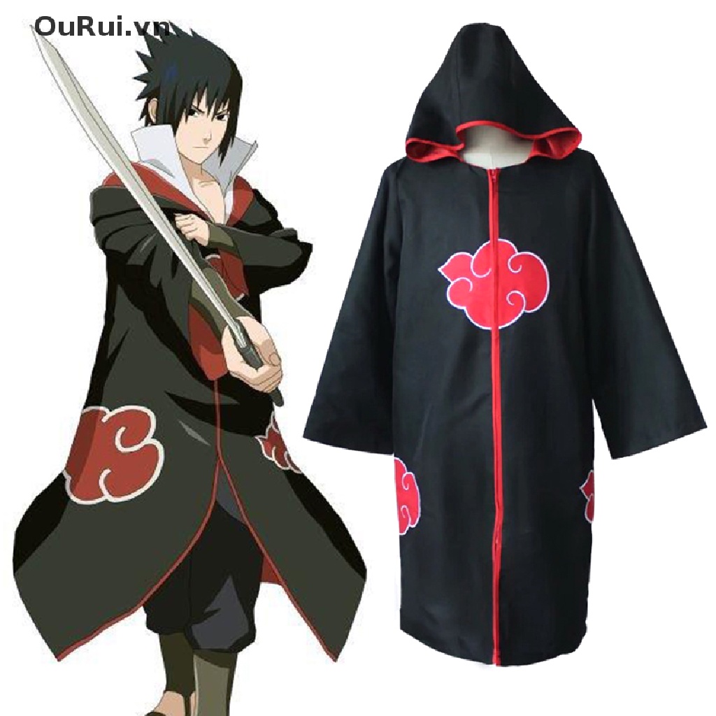 {FCC} Áo choàng hóa trang Akatsuki itachi chất lượng cao {OuRui.vn}
