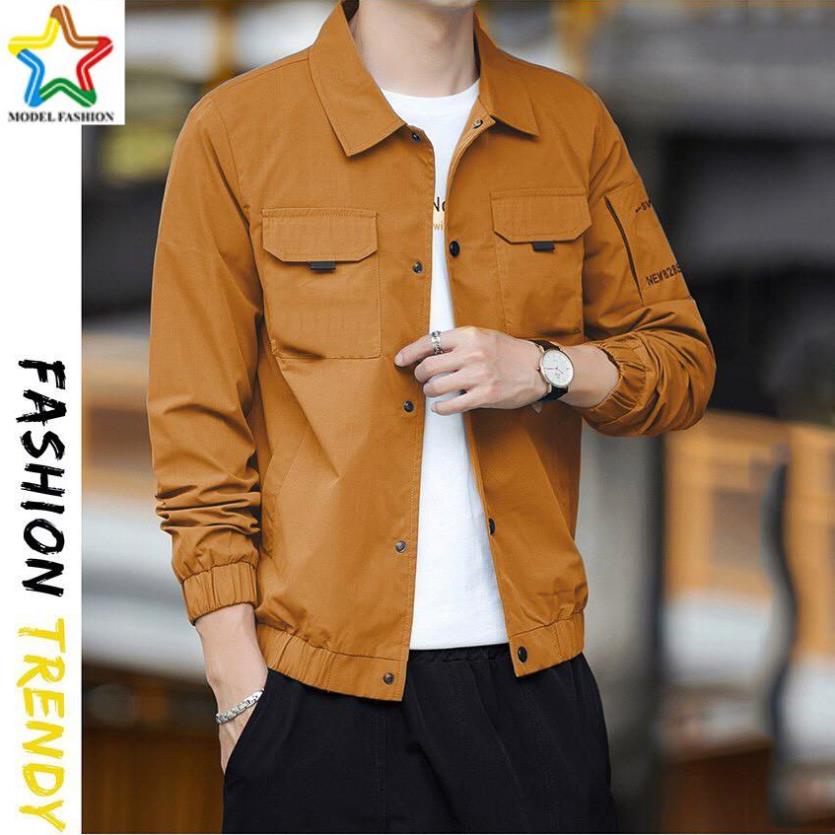 Áo khoác kaki nam Model fashion bomber TRENDY 2020 AKK19