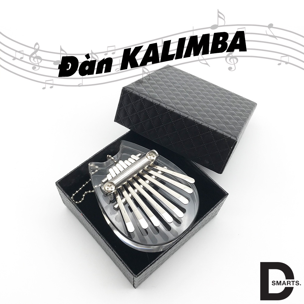 Đàn KALIMBA trong suốt 8 phím tập chơi đơn giản