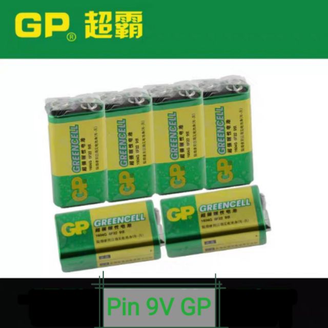 Pin 9V 6F22 chất lượng bền bỉ cho đồng hồ máy đo