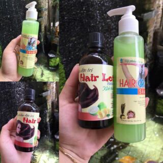 Combo gội bưởi và tinh dầu bưởi hair grow