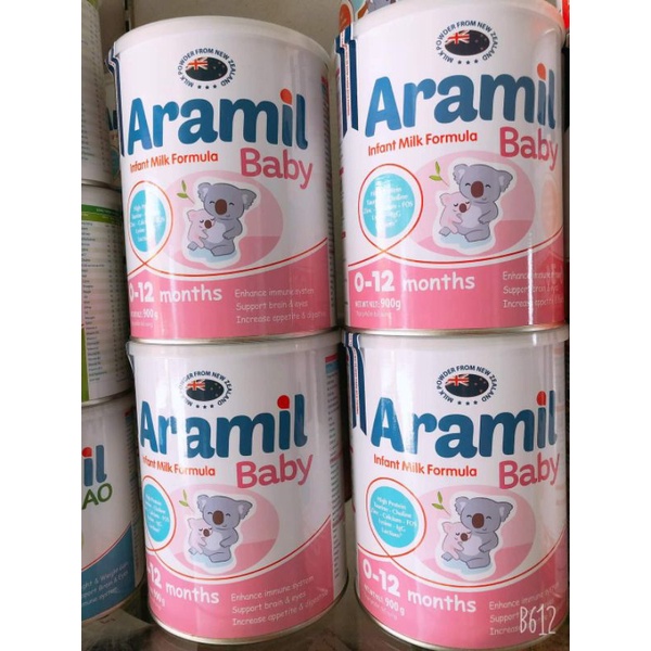 Sữa Aramil Baby lon thiếc 900g