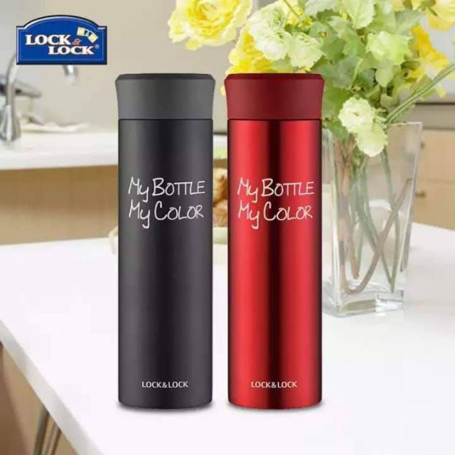 📣📣📣 Bình giữ nhiệt Lock&Lock Colorful Tumbler (FUNCOLOR) 390ml LHC4015 - Màu đỏ