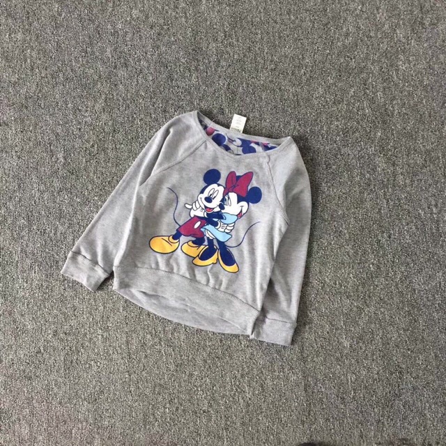 Áo nỉ 2 mickey mặc 2 mặt
