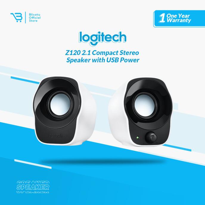 Loa âm thanh nổi Logitech Z120 màu trắng