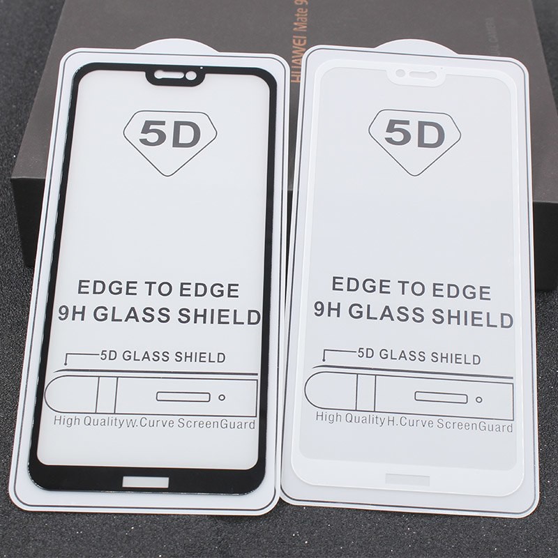 Miếng dán 5D Full keo cho Huawei Nova 3e - Đen