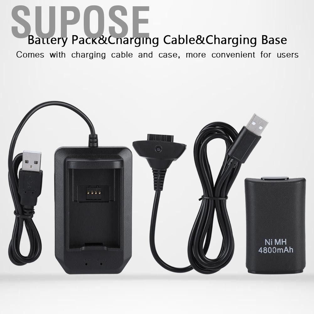 Pin Sạc Supose For Xbox 360 4800mah