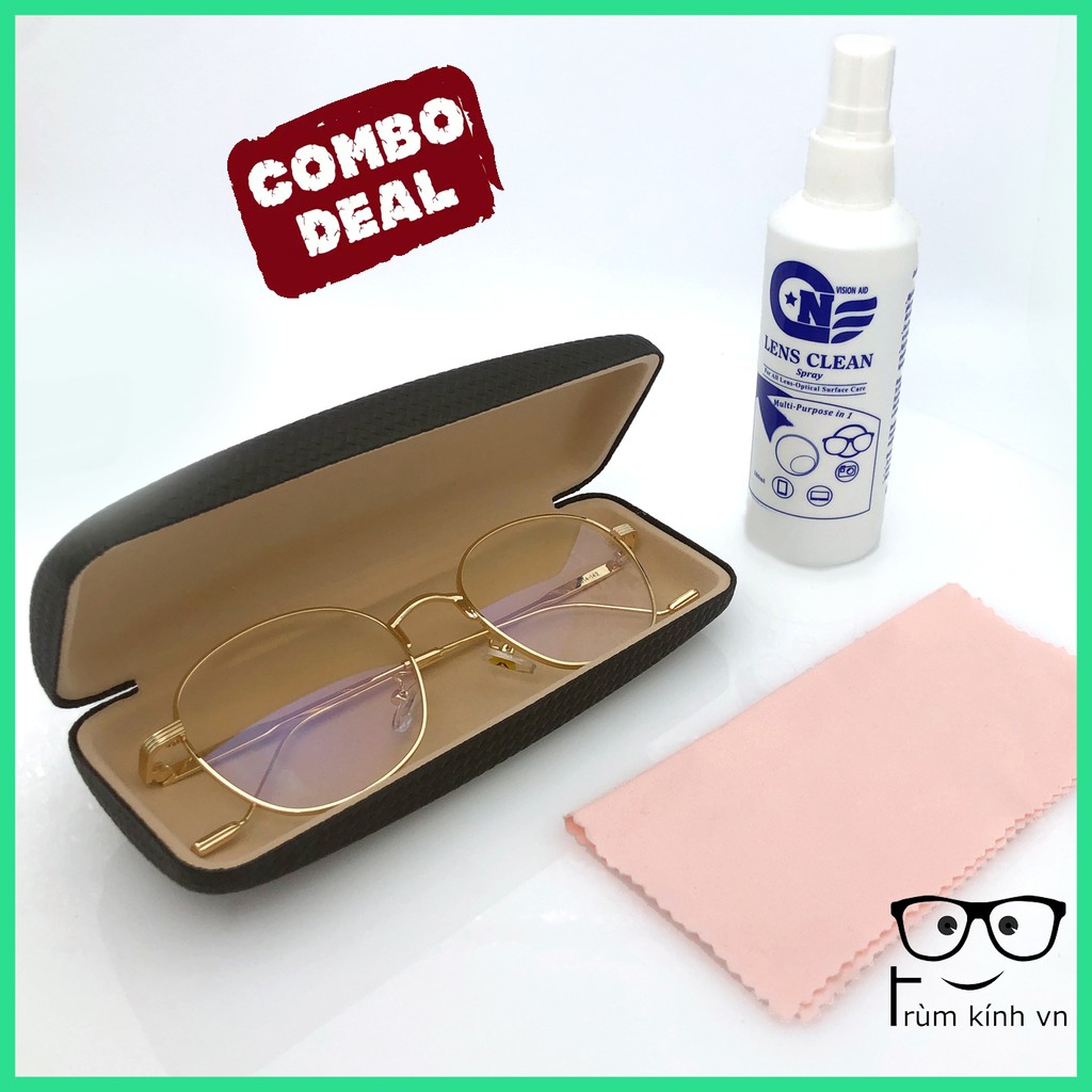 Gọng kính cận nam nữ GC chất liệu kim loại phụ kiện thời trang [GỌNG VÀNG] | BigBuy360 - bigbuy360.vn