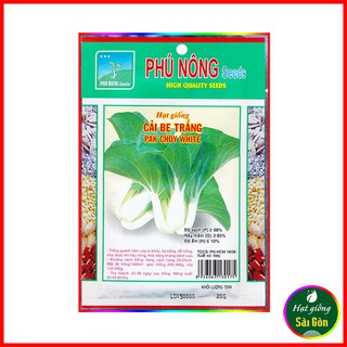 Hạt Giống Cải Bẹ Trắng Dễ Trồng, Giòn Ngọt 20Gr