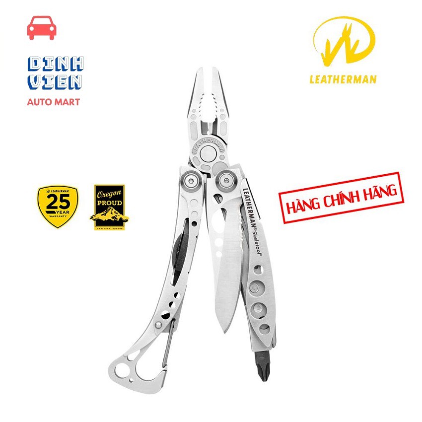 [ NHẬP KHẨU ] Kìm Đa Năng Leatherman Skeletool 7 Tools .25 NĂM BẢO HÀNH TOÀN CẦU hoàn thành tốt mọi công việc cần thiết.