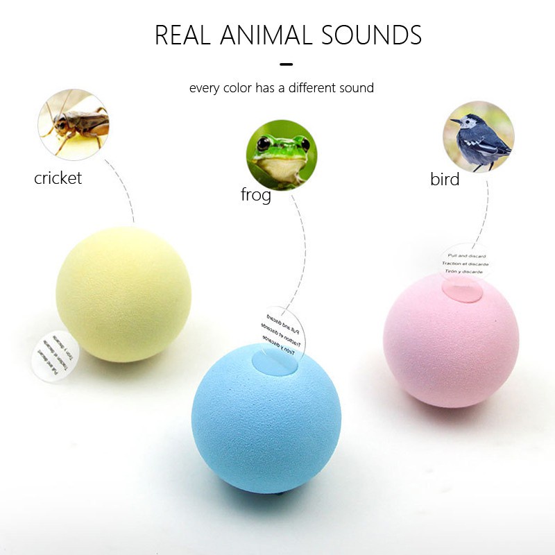 Trọng lực Âm thanh Quả bóng Đồ chơi cho mèo Đồ chơi âm thanh Đồ chơi Mèo vui nhộn Quả bóng răng hàm Làm giảm Sự nhàm chán Đồ chơi cho thú cưng