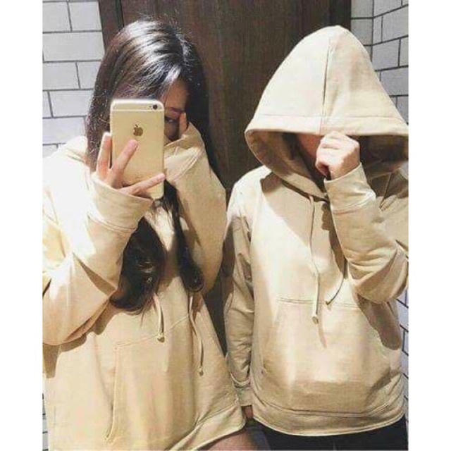 Hoodie màu tan trơn (MS 42) | BigBuy360 - bigbuy360.vn