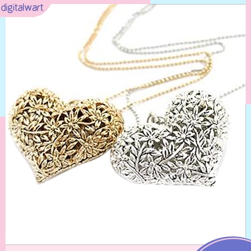 Dây chuyền hợp kim mặt hình trái tim xinh xắn cho nữ