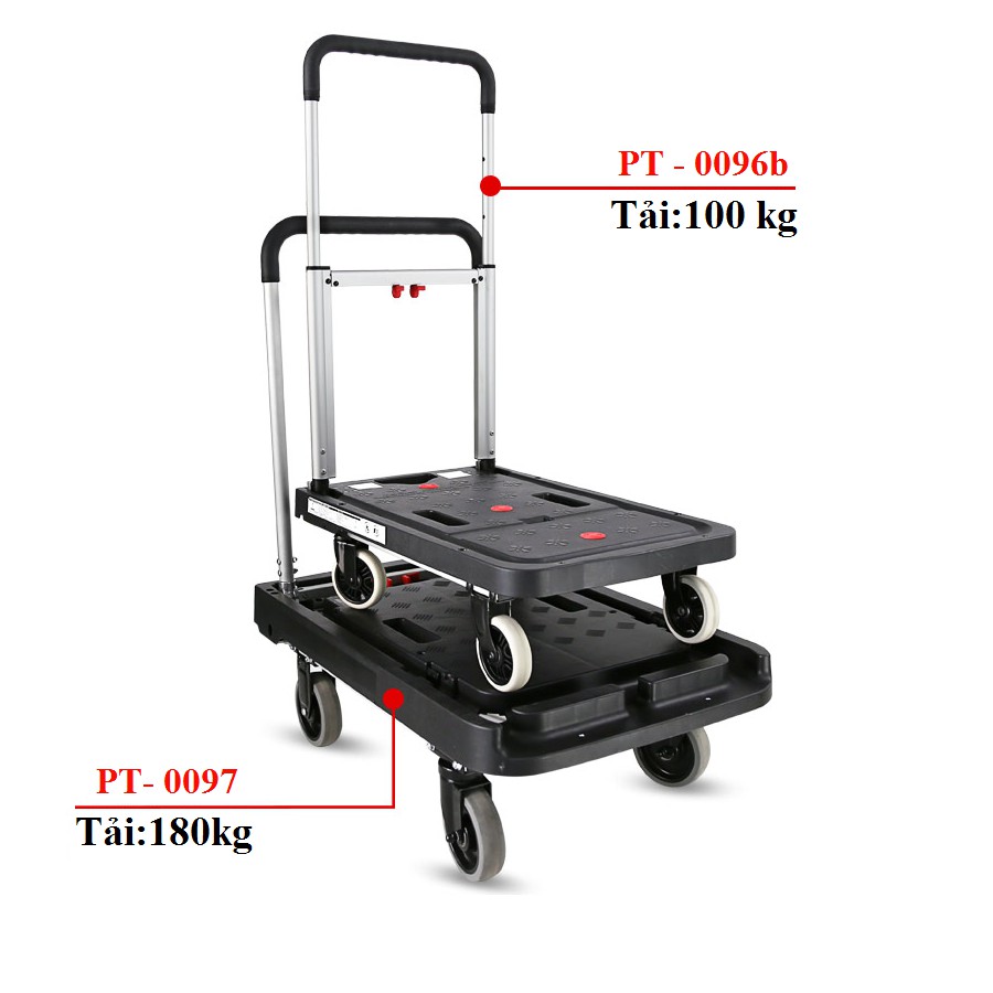 [TỔNG HỢP CÁC MẪU 100kg,150kg- BH 12th] Xe Đẩy Hàng 150kg, Xe Đẩy Hàng 4 Bánh MaxkiwI- SIÊU HOT BÁN CHẠY