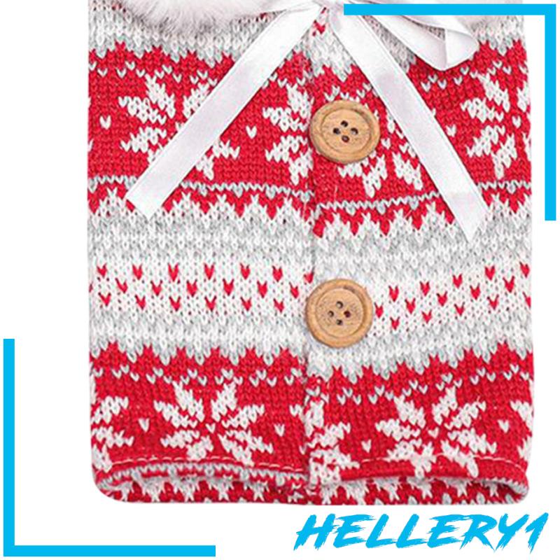 [Hellery1] Túi Bọc Chai Rượu Vang Trang Trí Giáng Sinh