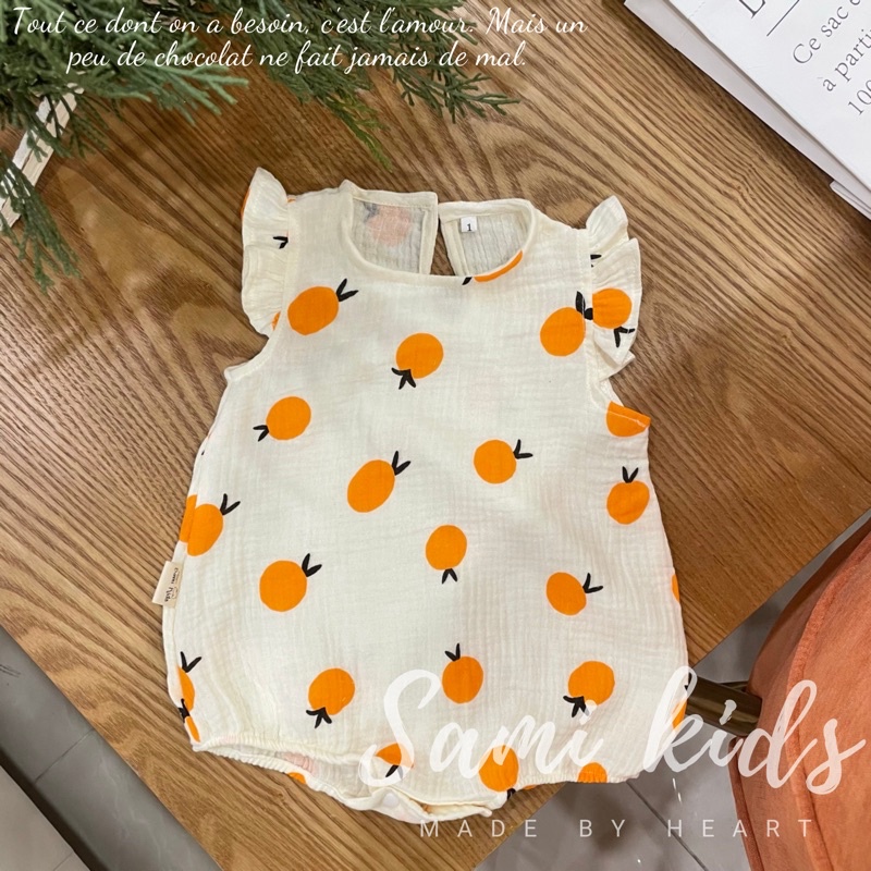body xô cho bé cánh tiên siêu mềm mát 4-16kg SAMIKIDS