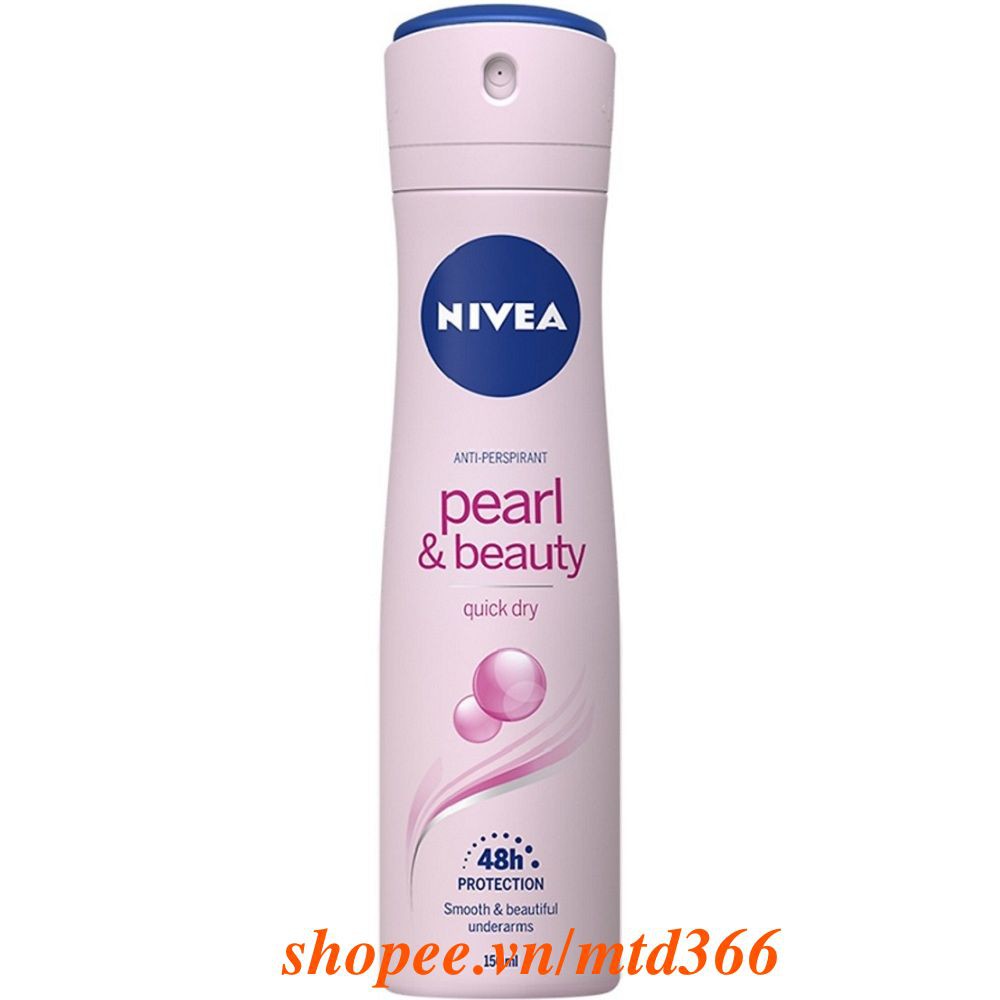 Xịt Ngăn Mùi 150ml Ngọc Trai Nivea 83731 Chính Hãng.