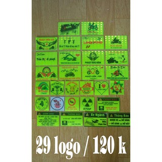 combo 29 logo phản quang , logo phượt