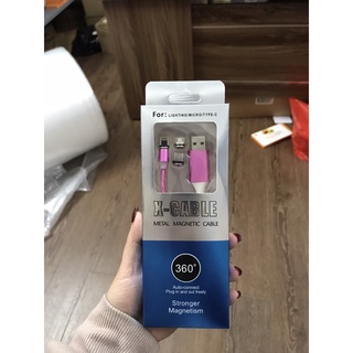 [SẠC NHANH, SIÊU BỀN] Dây cáp sạc nam châm có đèn Led