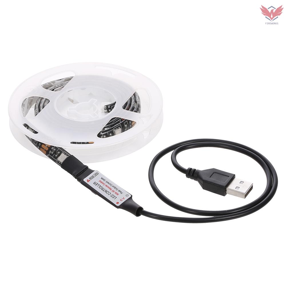 Dải Đèn Led Rgb 5v Cổng Usb 1m Điều Khiển Từ Xa Tiện Dụng Cho Màn Hình Tv / Máy Tính | BigBuy360 - bigbuy360.vn