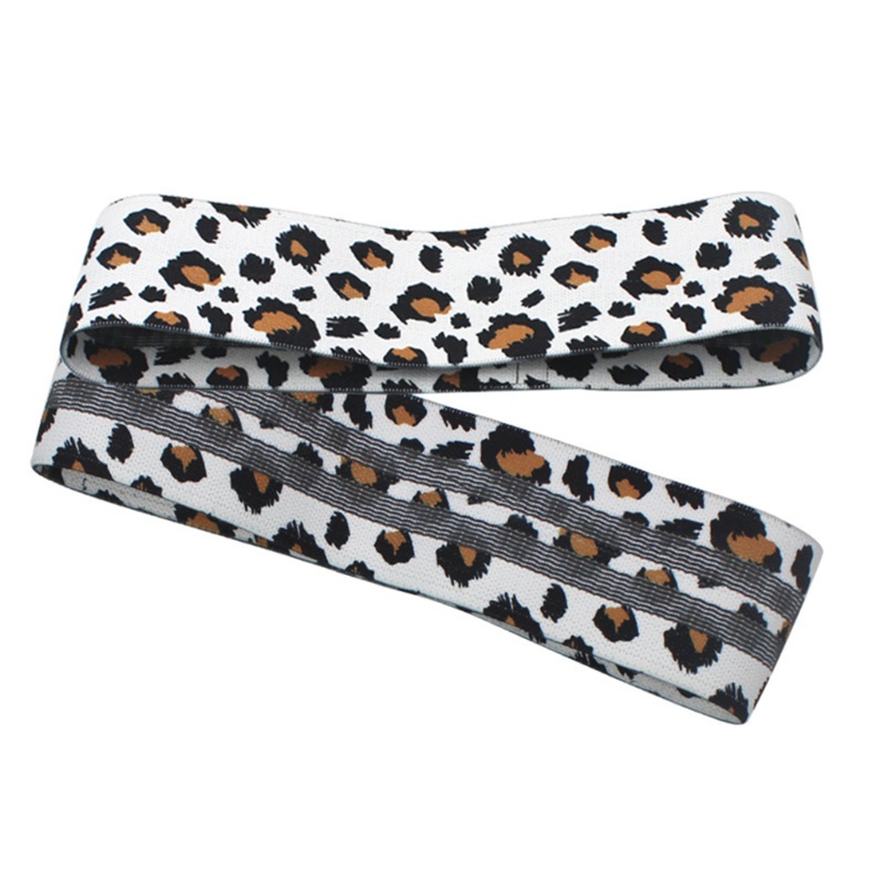 QQ Set 3 Băng Đeo Chân Và Hông Tập Luyện Hông Họa Tiết Da Báo