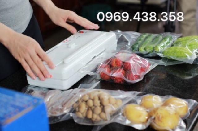 Máy hút chân không DOUQI DZ300A hút đồ khô + túi hút chân không