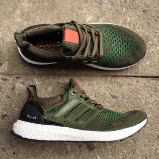 Giày thể thao sneaker ultra boost xanh 2017