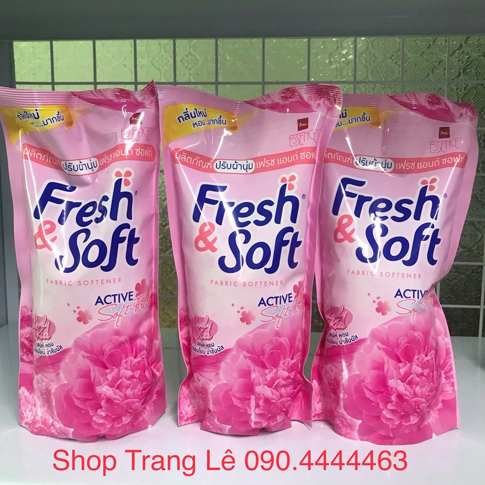  Nước xả vải Fresh&Soft Thái Lan 600ml/ túi