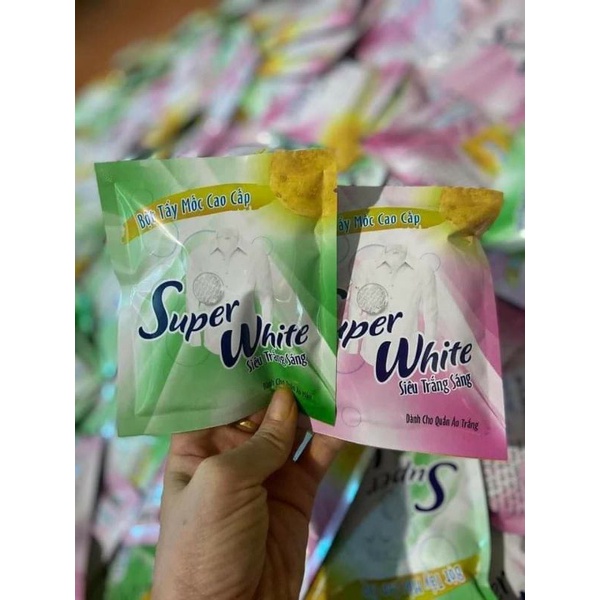 combo 5 gói bột tẩy mốc.ố vàng super white