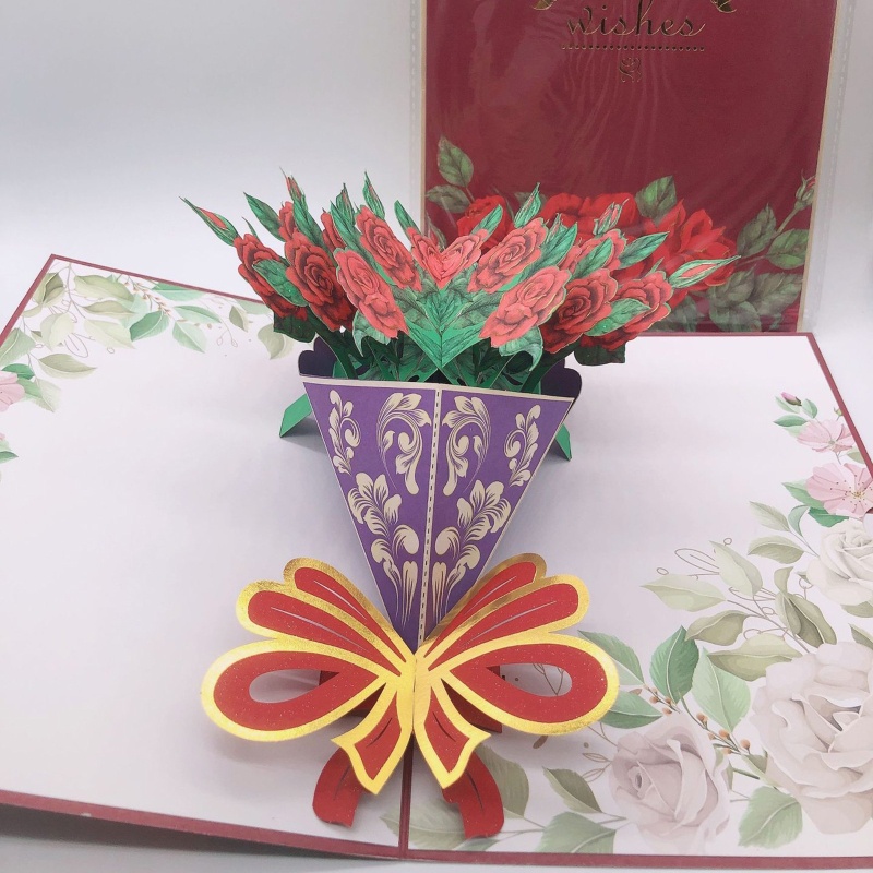 Thiệp Nổi 3D Hình Hoa Cho Ngày Của Mẹ