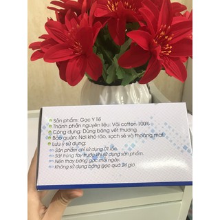 Gạc y tế, gạc đắp mặt spa (hộp 100 miếng)