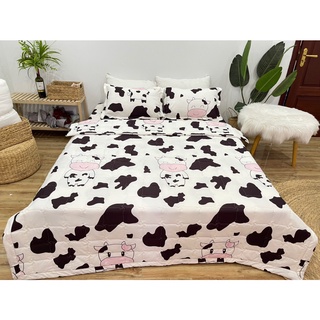 Chăn Hè Thu Trần Bông 1m8x2m Trần bông 3 lớp,chọn mẫu ngay trên bài-BÒ SỮA